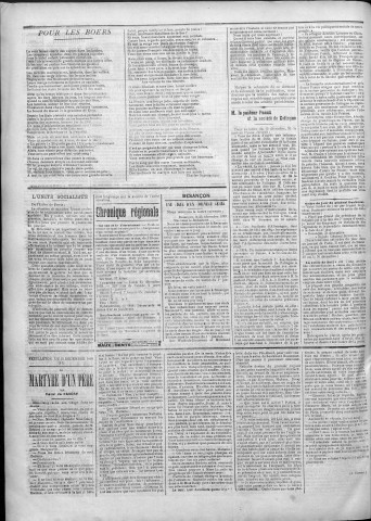 25/12/1899 - La Franche-Comté : journal politique de la région de l'Est