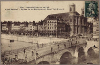 Pont Battant, église de la Madeleine et quai Veil-Picard.