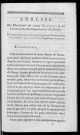 Adresse du maréchal de camp Darçon, à ses Concitoyens du département du Doubs. De l'armée française, aux ordres du général, Montesquieu, le 6 octobre 1792, le 1 er de la République française