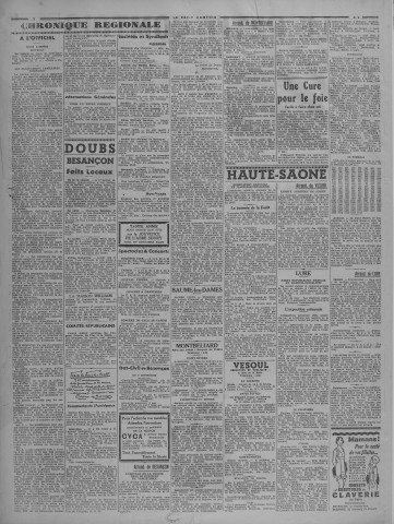 06/09/1938 - Le petit comtois [Texte imprimé] : journal républicain démocratique quotidien