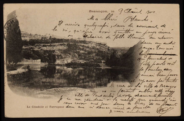Besançon - La Citadelle et Tarragnoz. [image fixe] , 1897/1901