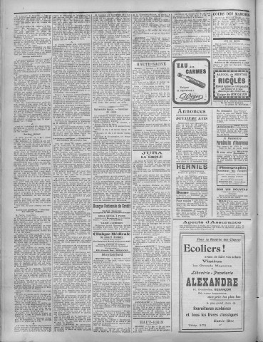 03/10/1919 - La Dépêche républicaine de Franche-Comté [Texte imprimé]