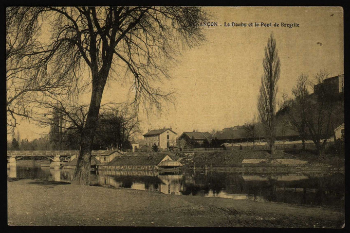 Besançon - Le Doubs et le Pont de Bregille [image fixe] , 1909/1912