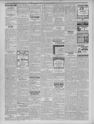 22/09/1933 - La Dépêche républicaine de Franche-Comté [Texte imprimé]