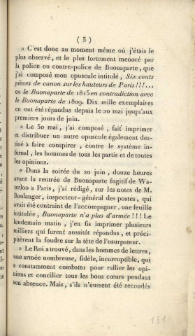 Extrait de l'état des services de M. Le Joyand, pour maison de Bourbon, concernant les personnes qui ont coopéré au retour du Roi, en 1815 [Texte imprimé] /