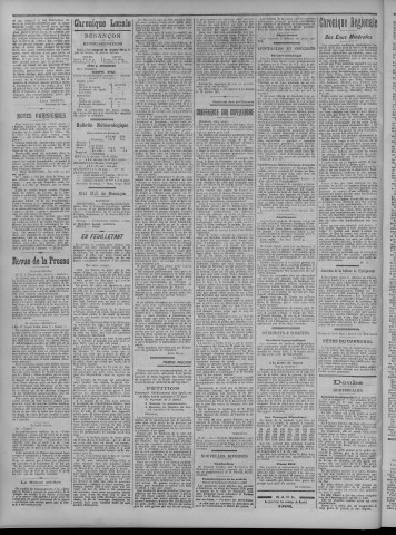 10/02/1911 - La Dépêche républicaine de Franche-Comté [Texte imprimé]