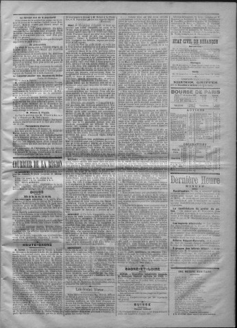23/12/1887 - La Franche-Comté : journal politique de la région de l'Est