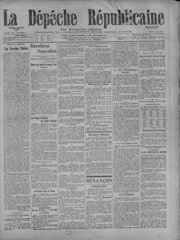 18/05/1920 - La Dépêche républicaine de Franche-Comté [Texte imprimé]
