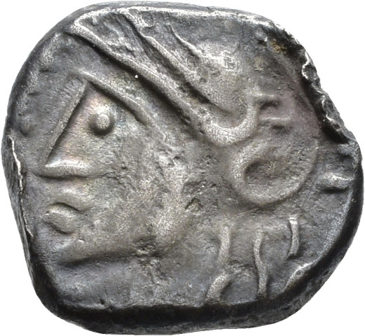 A.X52LAV.42 - pièce de monnaie ; quinaire