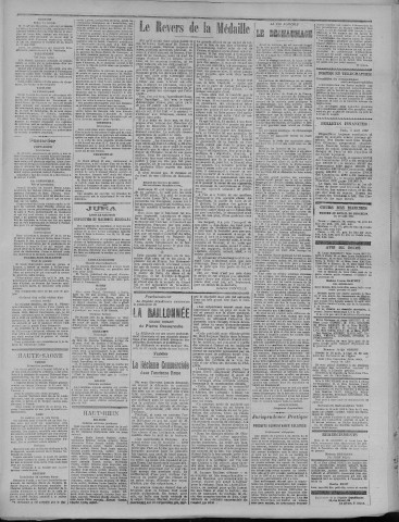 11/08/1922 - La Dépêche républicaine de Franche-Comté [Texte imprimé]