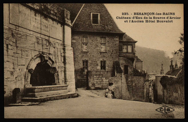 Besançon - Besançon - Réservoir d'Eau d'Arcier et Rue du Cingle. [image fixe] , Besançon : J. Liard, Edit., Besançon, 1905/1906
