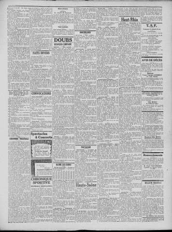26/05/1933 - La Dépêche républicaine de Franche-Comté [Texte imprimé]