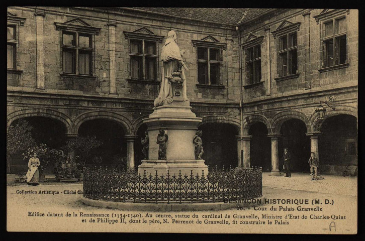 Cour du Palais Granvelle [image fixe] , 1904-1930