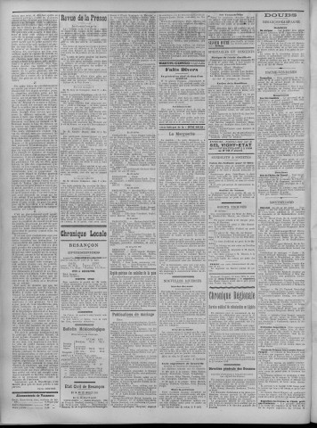 23/07/1911 - La Dépêche républicaine de Franche-Comté [Texte imprimé]