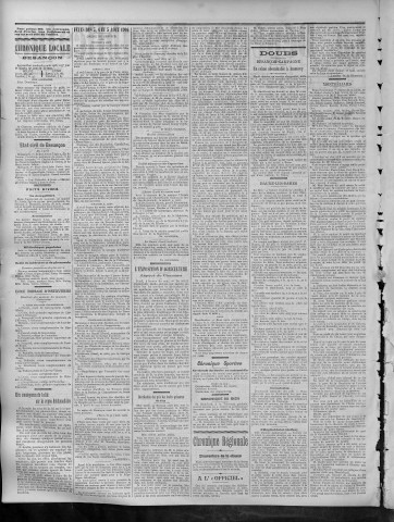 03/08/1906 - La Dépêche républicaine de Franche-Comté [Texte imprimé]