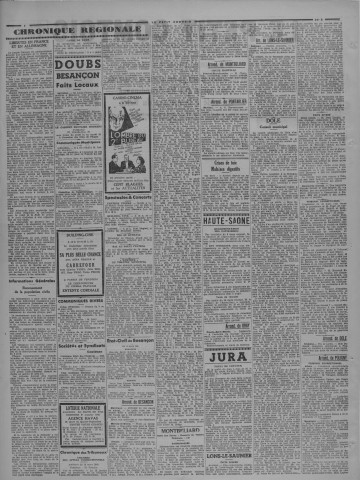 20/03/1940 - Le petit comtois [Texte imprimé] : journal républicain démocratique quotidien