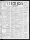 25/08/1901 - Organe du progrès agricole, économique et industriel, paraissant le dimanche [Texte imprimé] / . I