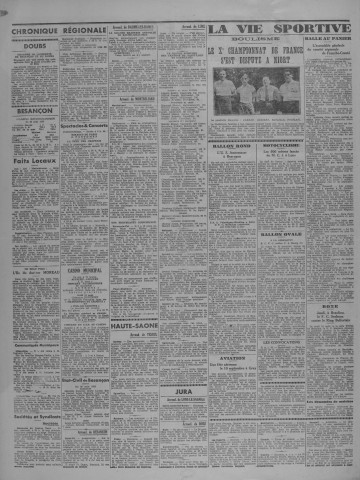 30/08/1933 - Le petit comtois [Texte imprimé] : journal républicain démocratique quotidien