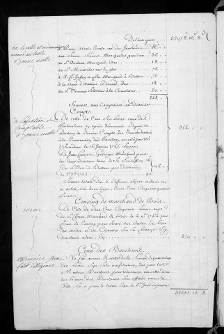 Comptes de la Ville de Besançon, recettes et dépenses, Compte de Pierre François Garnier et Pierre Bourdarye (1765)