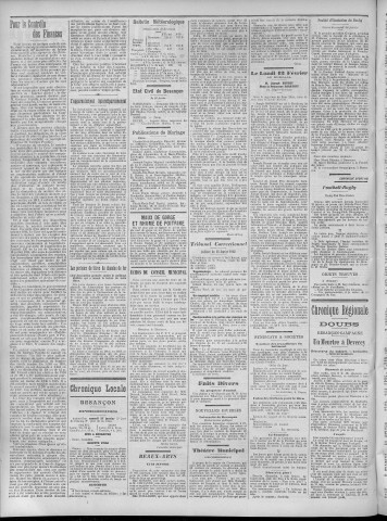 27/01/1912 - La Dépêche républicaine de Franche-Comté [Texte imprimé]