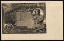 Centenaire de Victor Hugo. Maison natale. Acte de naissance. Autographes [image fixe] , Besançon ; Lyon : Photographie Boname : Société Lumière, 1902