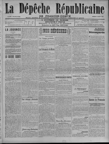 17/08/1907 - La Dépêche républicaine de Franche-Comté [Texte imprimé]