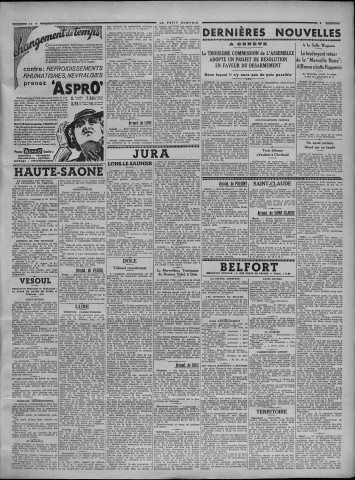 24/09/1937 - Le petit comtois [Texte imprimé] : journal républicain démocratique quotidien