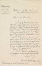 1954.6.29 - Lettre de Joseph Lanfrey adressée au Ministre de l'Instruction Publique