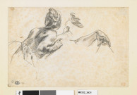 Etude pour la frise de l'Industrie du salon du Roi au Palais-Bourbon