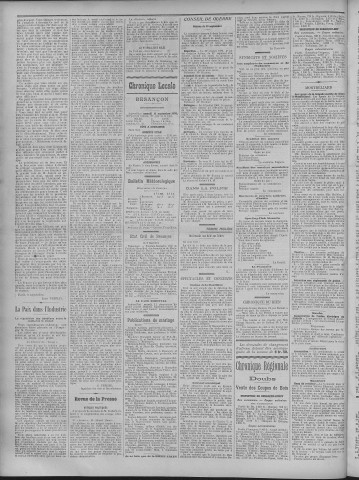 11/09/1909 - La Dépêche républicaine de Franche-Comté [Texte imprimé]