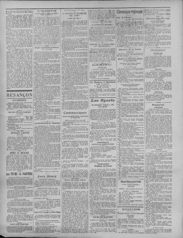 04/05/1923 - La Dépêche républicaine de Franche-Comté [Texte imprimé]