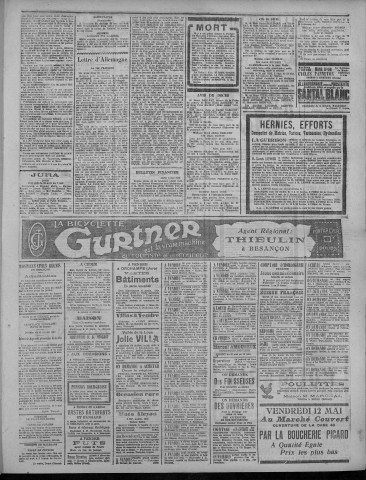 11/05/1922 - La Dépêche républicaine de Franche-Comté [Texte imprimé]