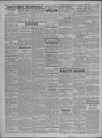 11/05/1936 - Le petit comtois [Texte imprimé] : journal républicain démocratique quotidien
