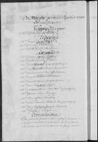 Registre des délibérations municipales 1er janvier - 31 décembre 1732