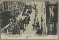 Besançon - Funérailles des Victimes de la Catastrophe du Fort de Montfaucon - Char de Madame et de Mademoiselle Servan. [image fixe] , Besançon : J. Liard, édit. Besançon, 1905/1906