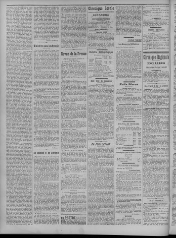 19/04/1911 - La Dépêche républicaine de Franche-Comté [Texte imprimé]