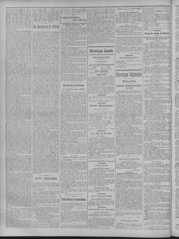 15/09/1909 - La Dépêche républicaine de Franche-Comté [Texte imprimé]