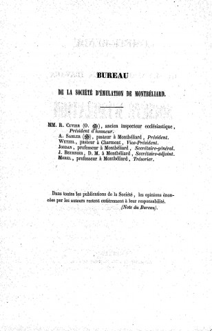 01/01/1860 - Compte rendu de la situation et des travaux de la Société d'émulation de Montbéliard [Texte imprimé]