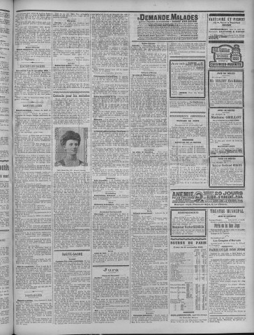 19/11/1908 - La Dépêche républicaine de Franche-Comté [Texte imprimé]
