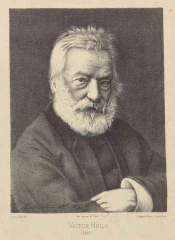 Victor Hugo. [image fixe] / Julien M. R. lith.  ; Imp. Lemercier & Cie Paris 1885