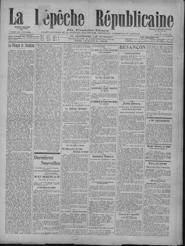 26/07/1920 - La Dépêche républicaine de Franche-Comté [Texte imprimé]