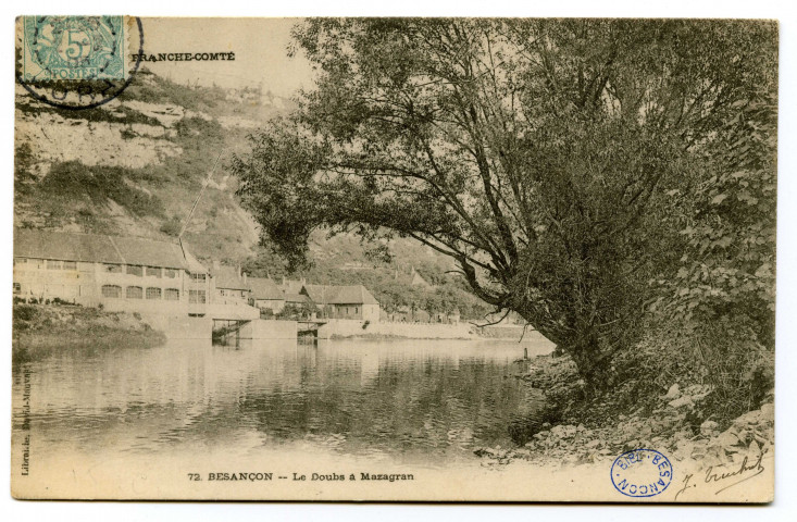 Besançon - Le Doubs à Mazagran [image fixe] , 1897/1903