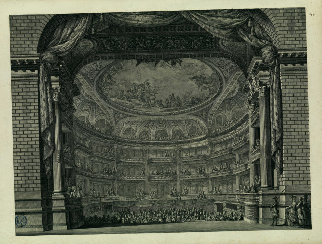 Grand théâtre de Bordeaux, par Victor Louis : vue de l'intérieur , [S.l.] : [S.n.], [1700-1800]