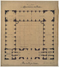 Rez-de-chaussée (5 exemplaires), 1er étage (1 exemplaire), coupes et élévation (1 exemplaire) : plans datés du 18 décembre 1941.
