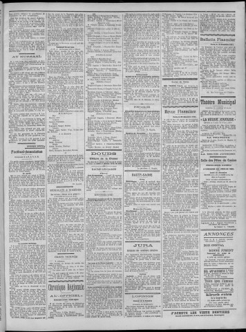 25/12/1911 - La Dépêche républicaine de Franche-Comté [Texte imprimé]