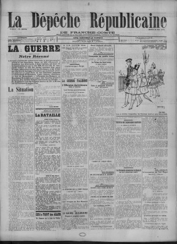 30/05/1916 - La Dépêche républicaine de Franche-Comté [Texte imprimé]