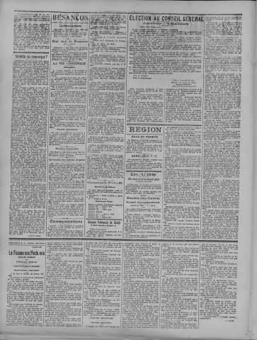 06/08/1920 - La Dépêche républicaine de Franche-Comté [Texte imprimé]