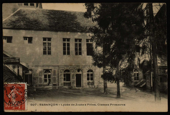 Besançon - Lycée de Jeunes filles. Classes Primaires [image fixe] , 1904/1909
