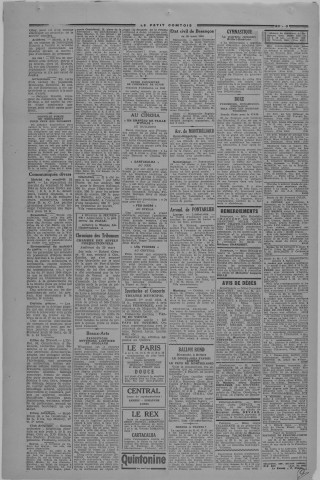 30/03/1944 - Le petit comtois [Texte imprimé] : journal républicain démocratique quotidien