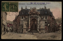 Besançon - Besançon - Fontaine et Place de l'Etat-Major. [image fixe] , Besançon : Etablissements C. Lardier - Besançon (Doubs), 1914/1923